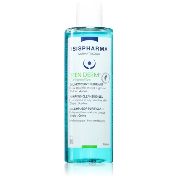 ISISPHARMA ISISPHARMA Teen Derm Gel Sensitive čistilni gel za občutljivo k aknam nagnjeno kožo 100 ml