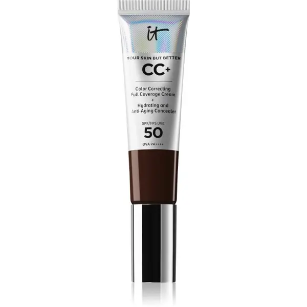 IT Cosmetics IT Cosmetics Your Skin But Better CC+ CC krema SPF 50+ odtenek Deep Mocha 32 ml