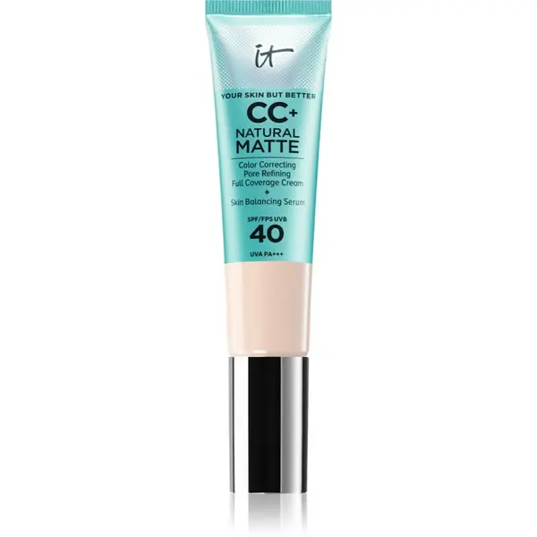 IT Cosmetics IT Cosmetics Your Skin But Better CC+ Natural Matte CC krema za mat videz SPF 40 Fair Porcelain 32 ml