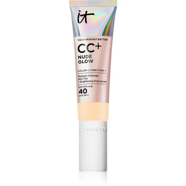 IT Cosmetics IT Cosmetics Your Skin But Better CC + Nude Glow CC krema za osvetlitev kože SPF 40 Fair 32 ml