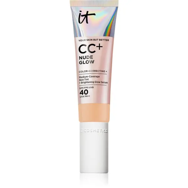 IT Cosmetics IT Cosmetics Your Skin But Better CC + Nude Glow CC krema za osvetlitev kože SPF 40 Medium Tan 32 ml