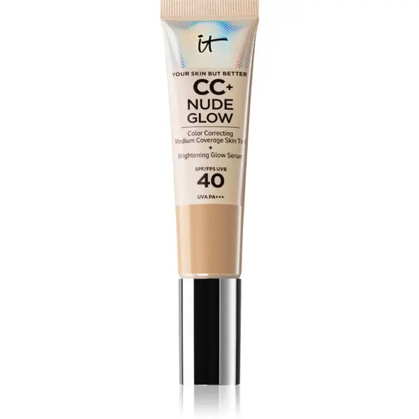 IT Cosmetics IT Cosmetics Your Skin But Better CC + Nude Glow CC krema za osvetlitev kože SPF 40 Neutral Medium 32 ml