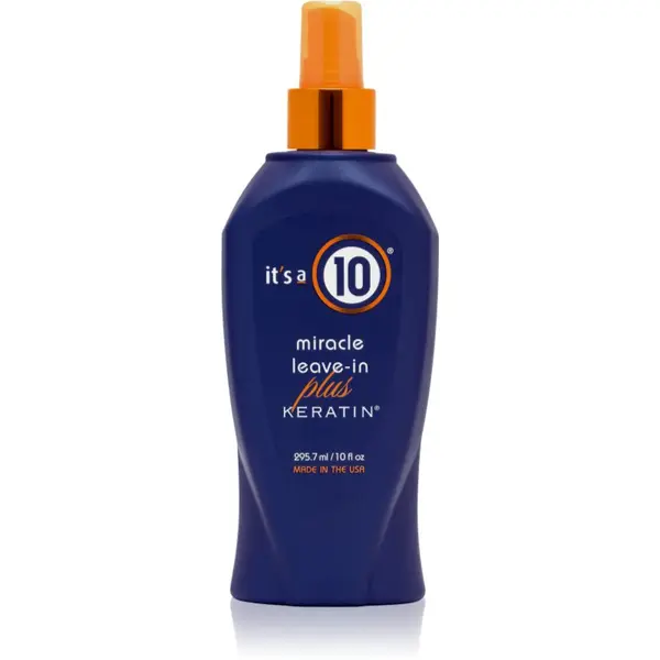 it's a 10 it's a 10 Plus Keratin Miracle Leave-in balzam brez spiranja za poškodovane in barvane lase 295.7 ml