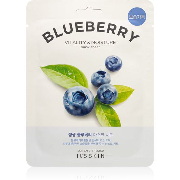 It´s Skin It´s Skin The Fresh Mask Blueberry vlažilna tekstilna maska z revitalizacijskim učinkom 21 g