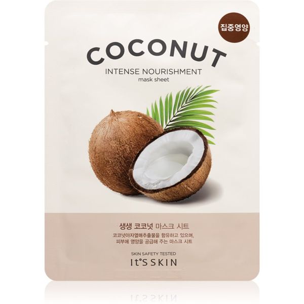It´s Skin It´s Skin The Fresh Mask Coconut maska iz platna z visokim vlažilnim in hranilnim učinkom 18 g