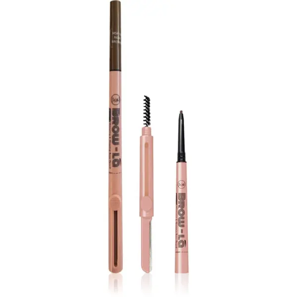 J.Cat Beauty J.Cat Beauty Brow-LA svinčnik za obrvi s krtačko odtenek 104 Rich Brown 0.08 g