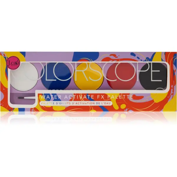 J.Cat Beauty J.Cat Beauty ColorScope paleta za lica s čopičem odtenek Primary 5 g