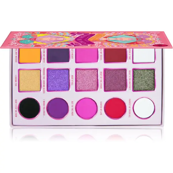 J.Cat Beauty J.Cat Beauty House of Queens paleta senčil za oči odtenek 102 Queen of Arts 12.5 g