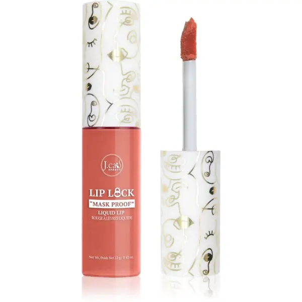 J.Cat Beauty J.Cat Beauty Lip Lock dolgoobstojna tekoča šminka z mat učinkom odtenek 105 Essential 10 g