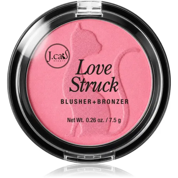 J.Cat Beauty J.Cat Beauty Love Struck bronzer in rdečilo odtenek 107 Lovey Dovey 7.5 g