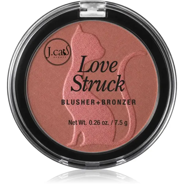J.Cat Beauty J.Cat Beauty Love Struck bronzer in rdečilo odtenek 110 Babe 7.5 g