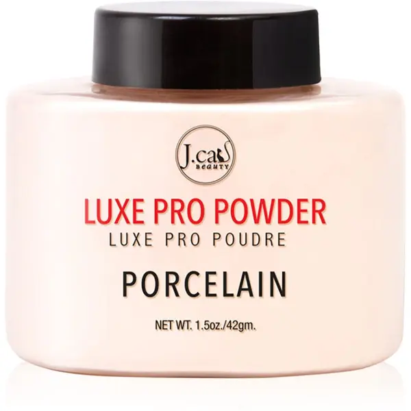 J.Cat Beauty J.Cat Beauty Luxe Pro fiksacijski puder v prahu z mat učinkom odtenek 103 Porcelain 42 g