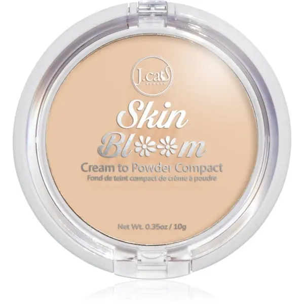 J.Cat Beauty J.Cat Beauty Skin Bloom kremni kompaktni make-up za polno prekrivanje odtenek 105 Taupe 7.5 g