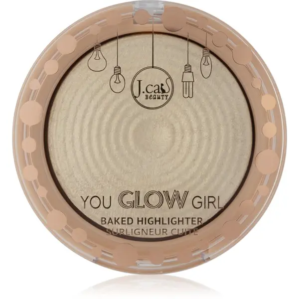 J.Cat Beauty J.Cat Beauty You Glow Girl zapečen osvetljevalec odtenek 101 White Goddess 8.5 g