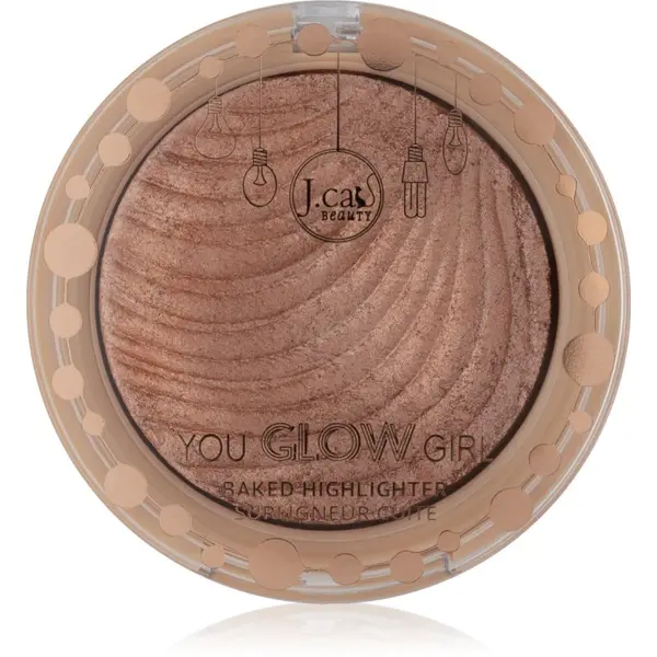 J.Cat Beauty J.Cat Beauty You Glow Girl zapečen osvetljevalec odtenek 103 Pink Goddess 8.5 g