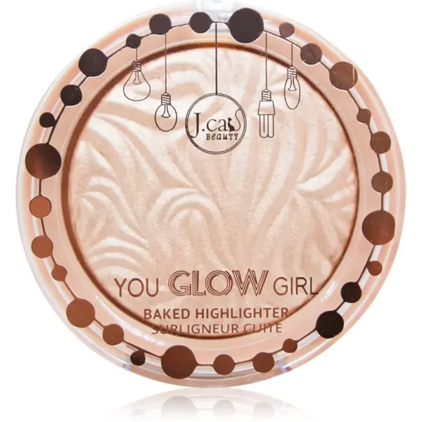 J.Cat Beauty J.Cat Beauty You Glow Girl zapečen osvetljevalec odtenek 111 Seaside Frost 8.5 g