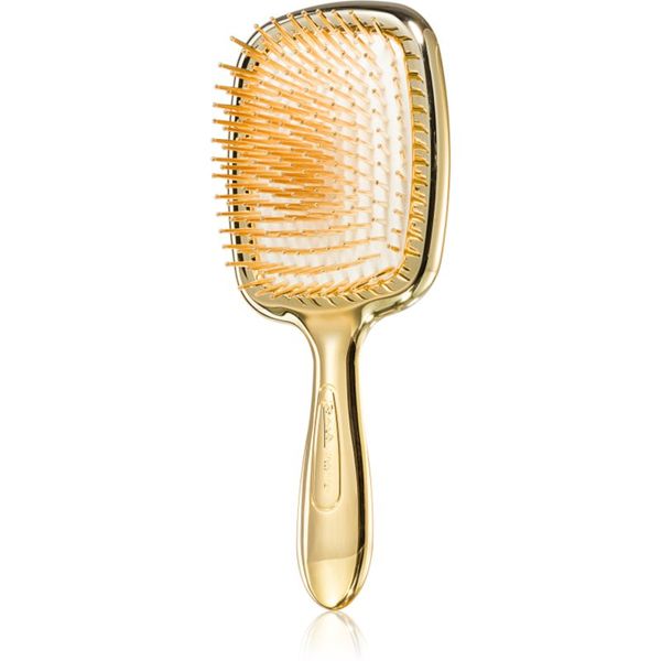 Janeke Janeke Gold Line Hairbrush with Mirror krtača za lase z ogledalom 21,5 x 9 cm 1 kos