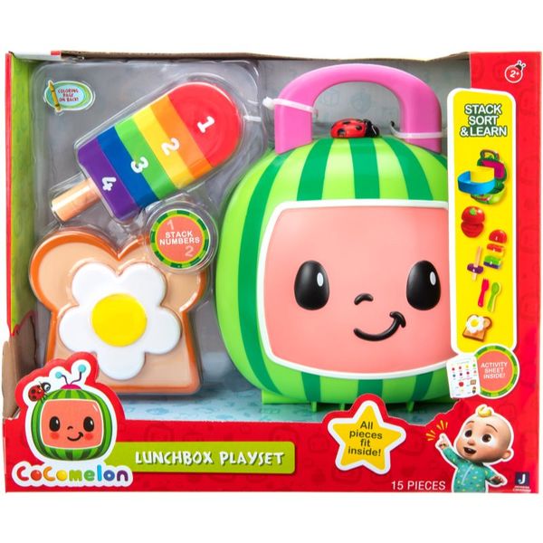 Jas Cocomelon Jas Cocomelon Lunchbox Playset komplet igrač 2y+ 15 kos