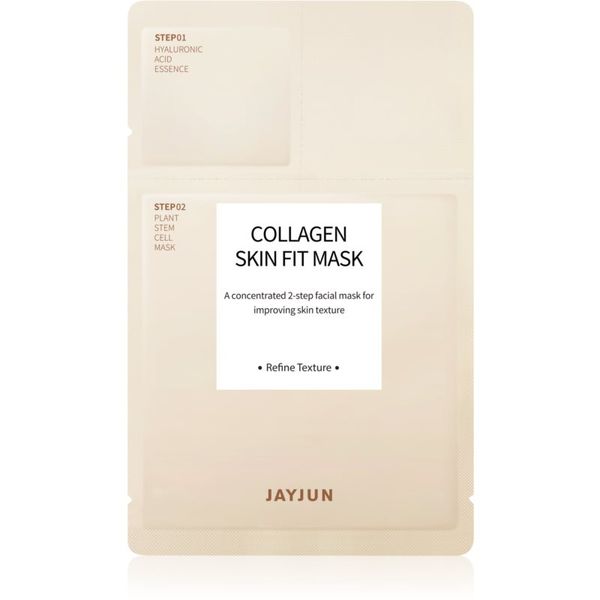 Jayjun Jayjun Collagen Skin Fit hranilna in obnovitvena maska za obraz za utrujeno kožo 1 kos