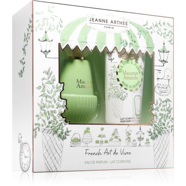 Jeanne Arthes Jeanne Arthes Tea Time á Paris Macaron Amande darilni set za ženske