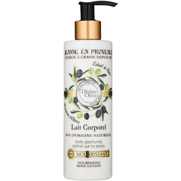 Jeanne en Provence Jeanne en Provence Divine Olive hranilni losjon za telo z oljčnim oljem 250 ml