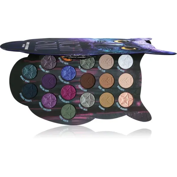 Jeffree Star Cosmetics Jeffree Star Cosmetics Artisty Palette Night Owl paleta senčil za oči 18x1 g