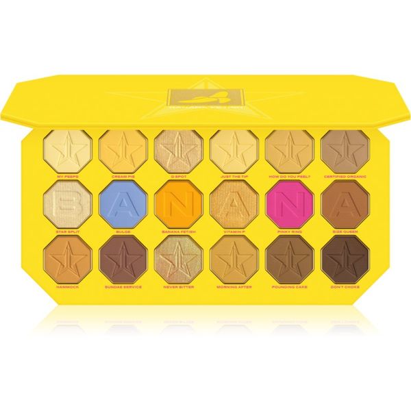 Jeffree Star Cosmetics Jeffree Star Cosmetics Banana Fetish Artistry Palette paleta senčil za oči 18x1,5 g