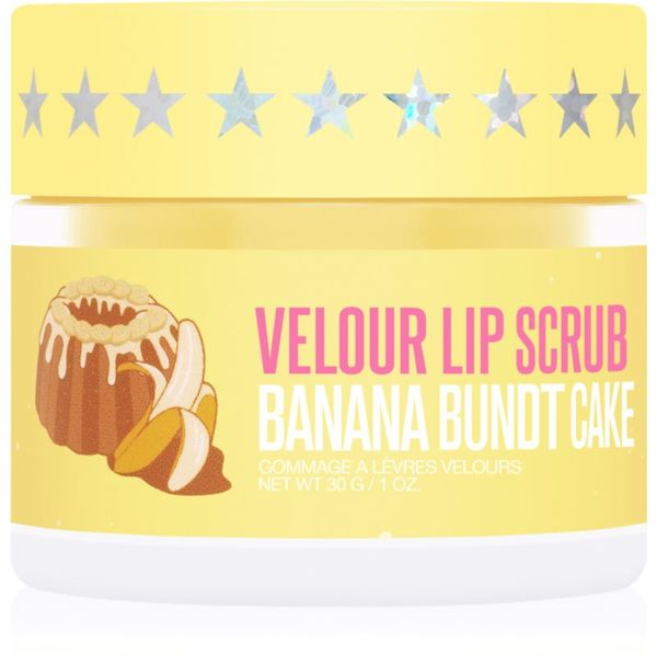 Jeffree Star Cosmetics Jeffree Star Cosmetics Banana Fetish Velour Lip Scrub sladkorni piling za ustnice Banana Bundt Cake 30 g