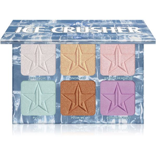 Jeffree Star Cosmetics Jeffree Star Cosmetics Ice Crusher paleta osvetljevalcev 6x7 g