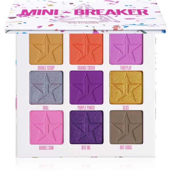 Jeffree Star Cosmetics Jeffree Star Cosmetics Mini-Breaker paleta senčil za oči 9x1,5 g