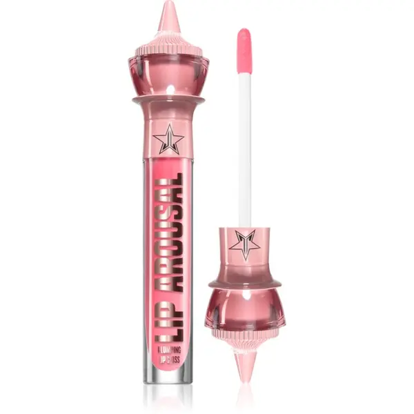 Jeffree Star Cosmetics Jeffree Star Cosmetics Orgy 2 Lip Arousal Plumpin Lip Gloss sijaj za ustnice z učinkom povečanja odtenek Strawberry Latex 4 ml
