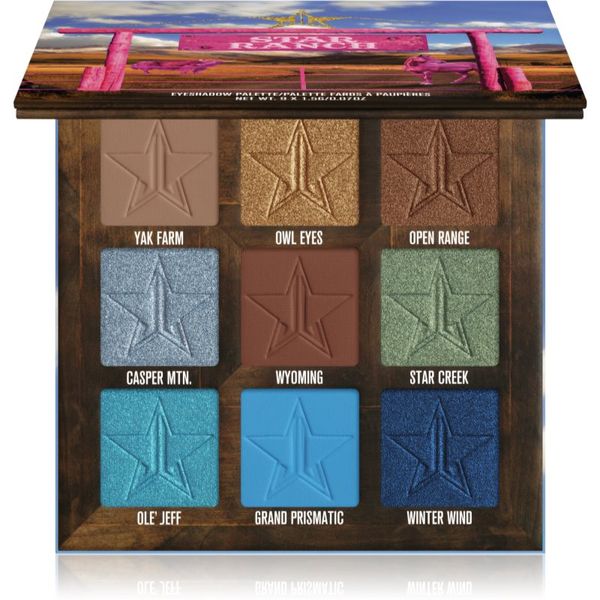 Jeffree Star Cosmetics Jeffree Star Cosmetics Star Ranch Mini paleta senčil za oči 9x1,5 g