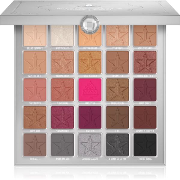 Jeffree Star Cosmetics Jeffree Star Cosmetics Star Wedding paleta senčil za oči 25x1,5 g