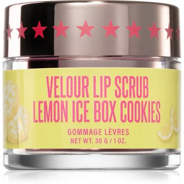 Jeffree Star Cosmetics Jeffree Star Cosmetics Velour Lip Scrub piling za ustnice Lemon Icebox Cookie 30 g