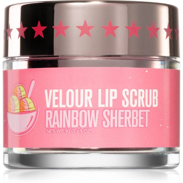 Jeffree Star Cosmetics Jeffree Star Cosmetics Velour Lip Scrub sladkorni piling za ustnice Rainbow Sherbet 30 g