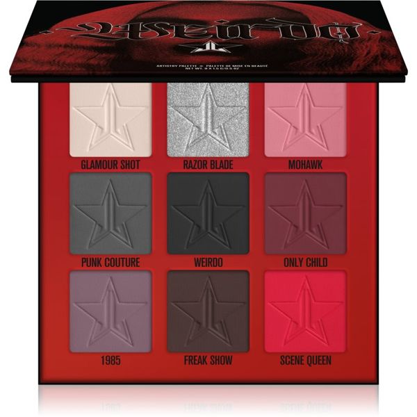 Jeffree Star Cosmetics Jeffree Star Cosmetics Weirdo Mini paleta senčil za oči 13,5 g