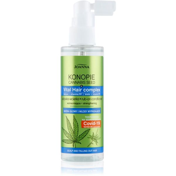 Joanna Joanna Cannabis hranilni balzam brez spiranja proti izpadanju las 100 ml