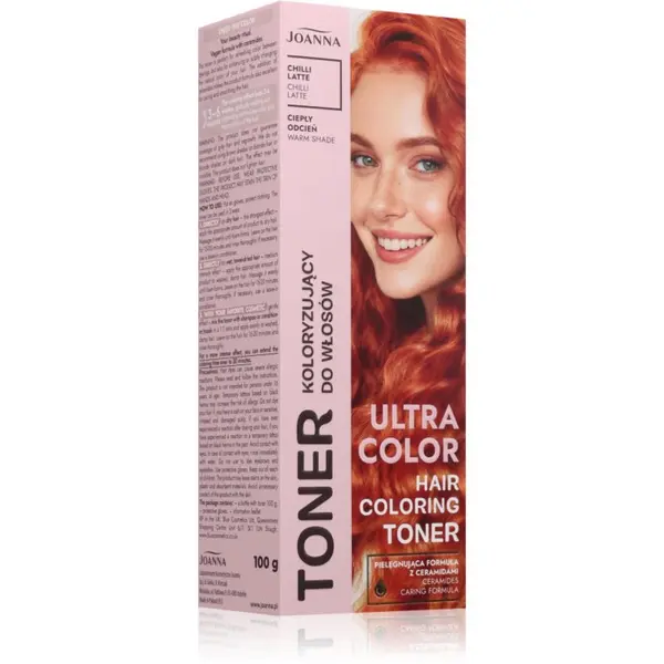 Joanna Joanna Ultra Color barvni toner odtenek Chilli Latte 100 g