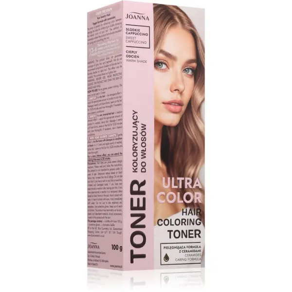 Joanna Joanna Ultra Color barvni toner odtenek Sweet Cappuccino 100 g