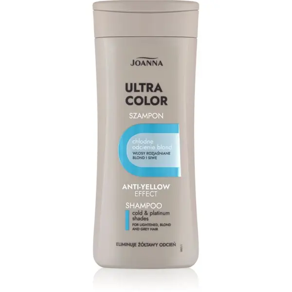 Joanna Joanna Ultra Color čistilni in hranilni šampon za blond lase 200 ml