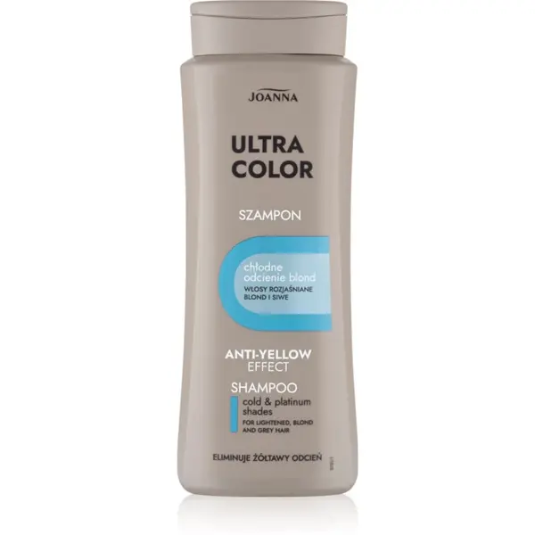 Joanna Joanna Ultra Color čistilni in hranilni šampon za blond lase 400 ml