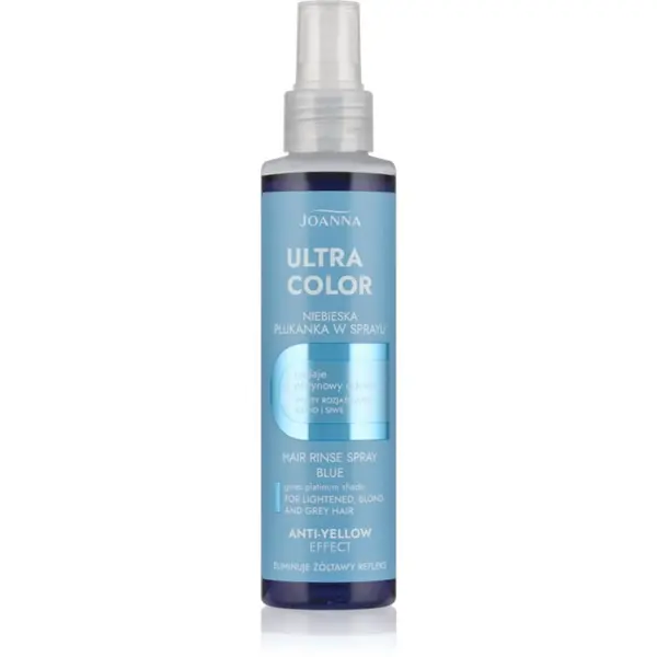 Joanna Joanna Ultra Color Hair Rinse Blue Spray tonirano pršilo odtenek Blue 150 ml