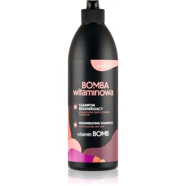 Joanna Joanna Vitamin Bomb Regenerating Shampoo regeneracijski šampon za suhe in poškodovane lase 500 ml