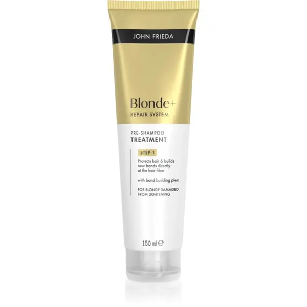 John Frieda John Frieda Blonde+ Repair System Pre-shampoo Treatment nega pred šamponiranjem za krepitev las 150 ml
