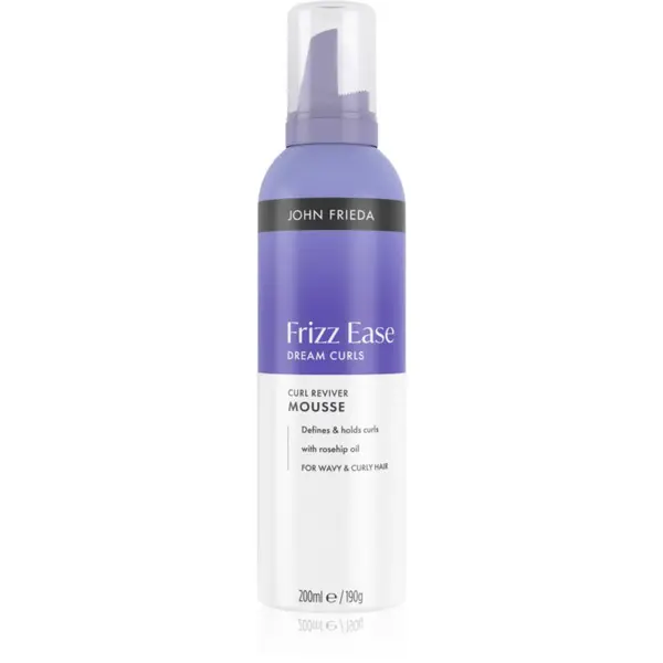 John Frieda John Frieda Frizz Ease Curl Reviver Mousse pena za lase za definicijo kodrov 200 ml