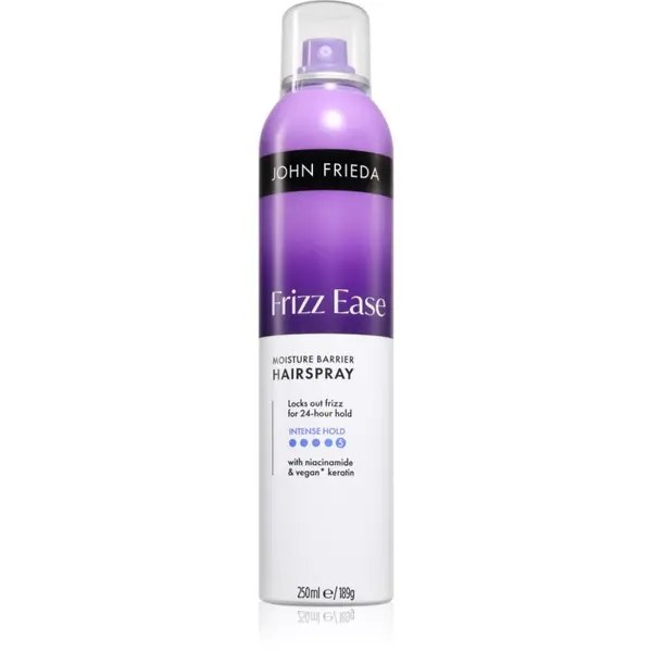 John Frieda John Frieda Frizz Ease Moisture Barrier Hairspray močan lak za lase odporna proti zračni vlagi 250 ml
