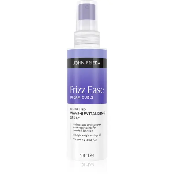 John Frieda John Frieda Frizz Ease Oil-Infused Wave-Revitalising Spray vlažilno pršilo za lase za valovite in kodraste lase 150 ml