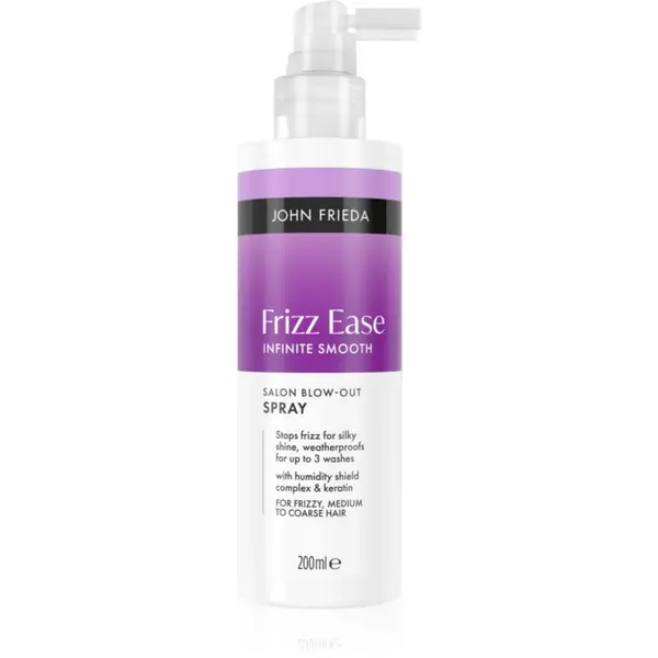 John Frieda John Frieda Frizz Ease Salon Blow - Out Spray pršilo za glajenje za toplotno oblikovanje las 200 ml