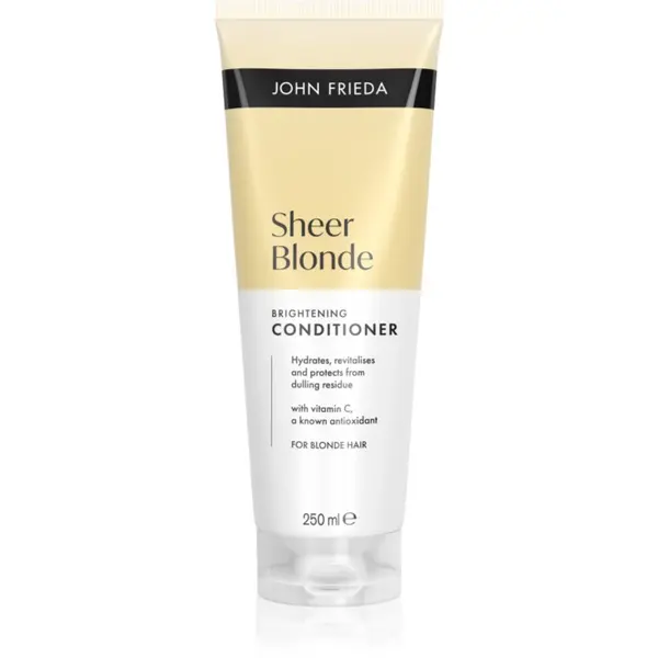 John Frieda John Frieda Sheer Blonde Brightening Conditioner balzam za sijaj za blond lase 250 ml