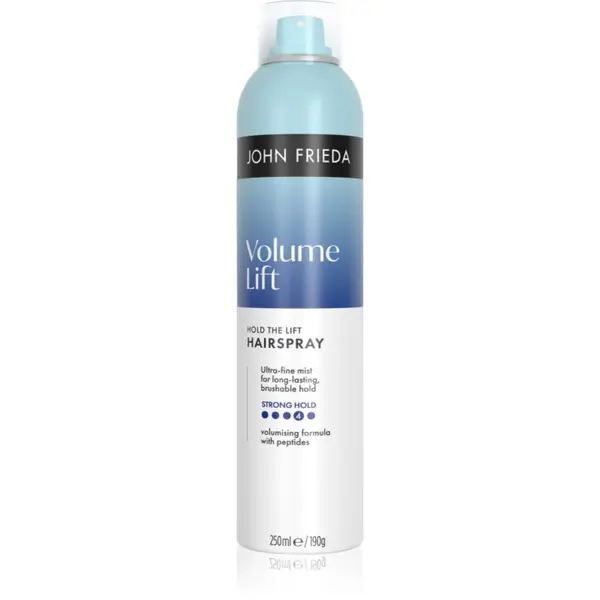John Frieda John Frieda Volume Lift Hold the Lift Hairspray lak za lase za fiksacijo in obliko 250 ml